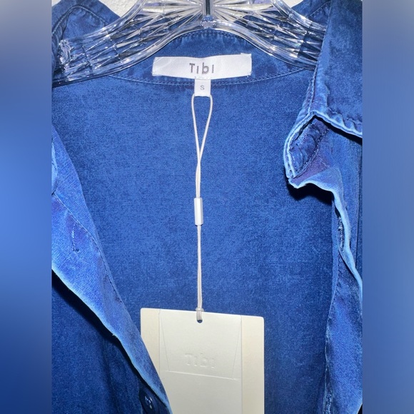 Tibi -Tencel Cotton Shirtdress SIZE S Lagan, minimalist, modern style oversize - Picture 5 of 9